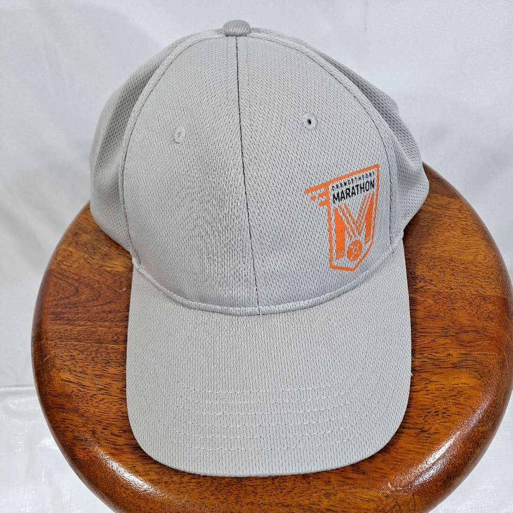 Orangetheory Grey Nylon Marathon Hat NWOT